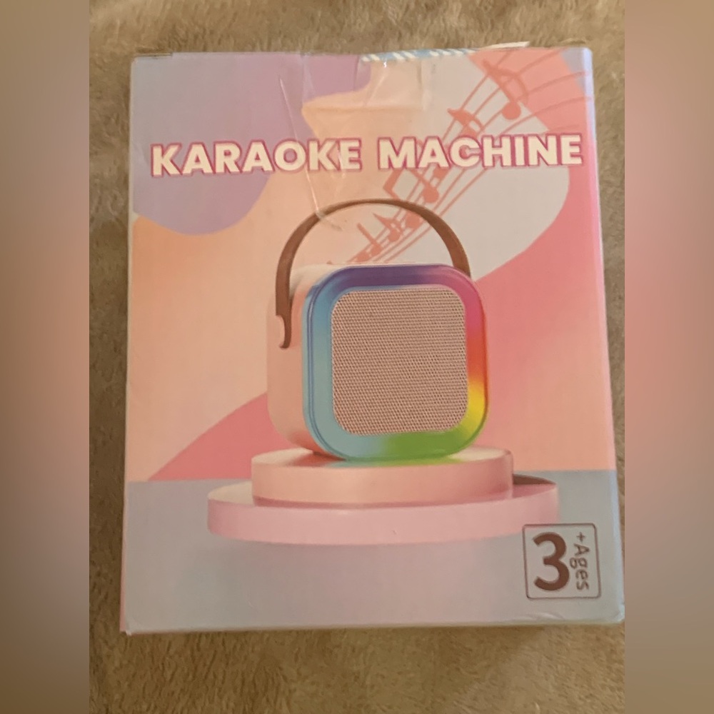 NIB Colorful Karaoke Machine for Kids
